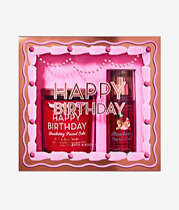 Kit Happy Birthday Strawberry Pound Cake Bath & Body Works