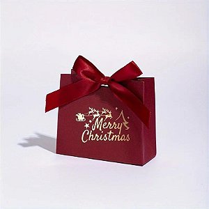 Embalagem Presenteável Natal Sacola Merry Christmas