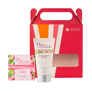 Presente Flor de Carambola L'occitane Au Bresil: Leite Corporal + Sabonete + Caixa Presenteável