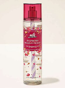 Body Splash Raspberry Holiday Pie Bar Body & Hair Mist Bath & Body Works 236ml - Edição Limitada