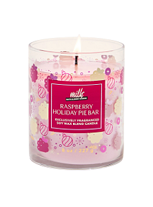 Vela Perfumada 1 Pavio Raspberry Holiday Pie Bar Bath & Body Works