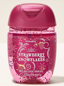 Álcool Em Gel Bath & Body Works Strawberry Snowflakes 29ml