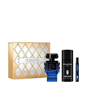Kit Phantom Intense Paco Rabanne : Eau de Parfum 100ml + Desodorante Parfum 150ml + Eau de Parfum 10ml