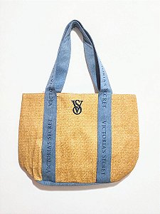 Bolsa Tote Palha Victorias Secret