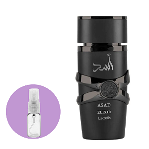 Fracionado Asad Elixir Lattafa Eau de Parfum - Perfume Árabe Masculino 5ml