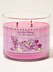 Vela Perfumada Grande Três Pavios 'Tis The Season Bath & Body Works