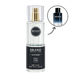 Body Splash Savage Masculino Brand Collection 100 250ml (Ref. Olfativa Sauvage)
