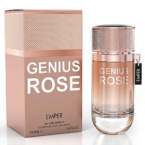 Genius Rose Emper Eau de Parfum - Perfume Árabe Feminino 100ml