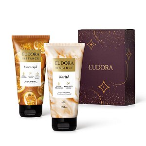 Kit Presente Queridinhos Instance: Loção Karité 180ml + Loção Maracujá 180ml