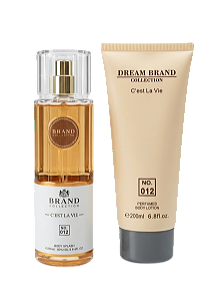 Kit C'est La Vie 012 Brand Collection: Body Splash 250ml + Hidratante 200ml