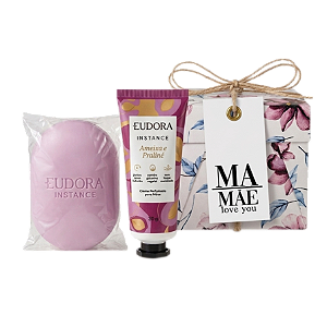 Kit Dia das Mães: Hidratante para Mãos Ameixa e Praliné + Sabonete Rosa Absoluta