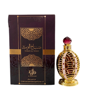 Sabah Al Ward Al Wataniah Perfume em Óleo Concentrado - Perfume Árabe Feminino 12ml
