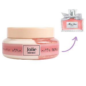 Manteiga & Geléia Corporal Jolie Intense Novalski 280g (Ref.Olfativa Miss Dior Parfum)