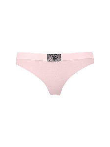 Calcinha Fio Dental Algodão com Patch Logo Rosa Victoria’s Secret Tamanho: G