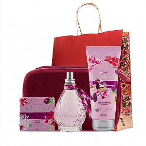 Kit Flor de Jabuticaba L'Occitane Au Bresil: Deo Colônia + Leite Desodorante + Sabonete Perfumado + Necessaire + Caixa