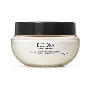 Creme Hidratante Desodorante Corporal Aveludado Velvet Sensual Eudora 250g