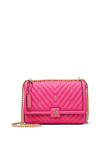 Bolsa Victoria’s Secret Medium Crossbody Rosa Choque