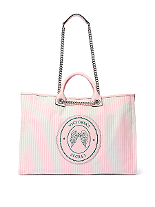 Bolsa Grande Tote Chain Strap Victoria's Secret