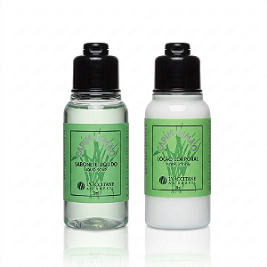 Kit Capim-Limão Mini L'Occitane Au Bresil: Loção Corporal 30ml + Sabonete Líquido 30ml