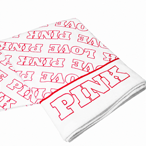 Toalha Grande Love Pink Victoria's Secret