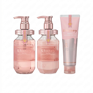Kit &Honey Melty: Shampoo 440ml + Tratamento 1.5 130g + Tratamento 2.0 440ml