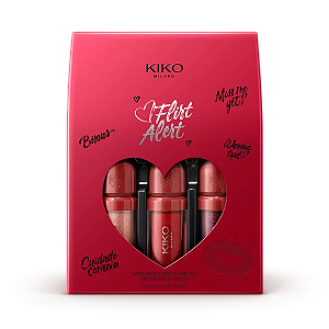Kit Flirt Alert Mini Kisses 3d Hydra Lip Gloss Kiko Milano
