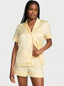Pijama Curto Cetim Mel Ensolarado Signature  Victoria's Secret Tamanho: PP