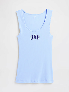 Regata Ribbed Logo Light Blue Shadow Logo GAP Tamanho: PP
