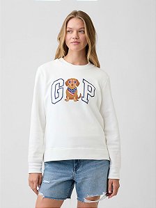 Moletom Relaxed Logo New Off White GAP Tamanho: P