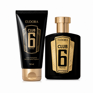 Kit Club 6 Prestige Masculino  Eau de Parfum 100ml + Hidratante Corporal 150ml