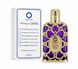 Caixa Tester Velvet Gold Orientica Eau de Parfum - Perfume Árabe Unissex 80ml