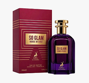 So Glam Rouge Intense Maison Alhambra Eau de Parfum - Perfume Árabe Feminino 100ml