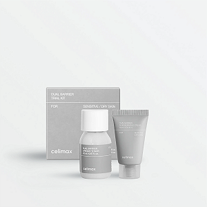 Kit Celimax Dual Barrier Trial Kit Travel Size Tônico Cremoso 20ml + Creme hidratante 10 ml