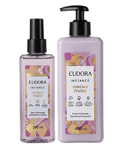 Kit Instance Ameixa e Praliné: Spray Perfumado 200ml + Hidratante Corporal 400ml