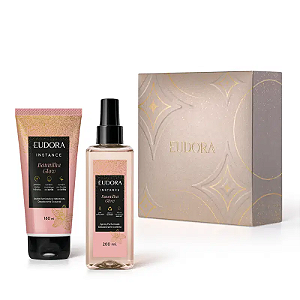 Kit Presente Natal Instance Baunilha Glow: Spray Perfumado 200ml + Hidratante Corporal 180ml
