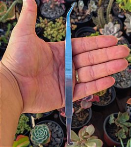 Pinça de Ponta Curva - Ideal para Jardinagem - 18cm