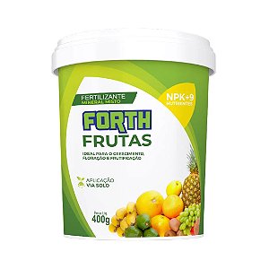 Adubo Forth Frutas 400g – Mais Produção e Frutos Saborosos