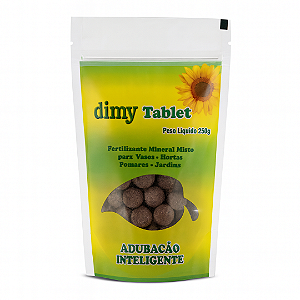 Fertilizante Dimy Tablet 250g – Adubo Mineral Misto p/ Vasos, Hortas e Jardins