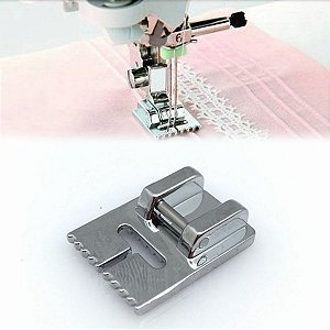 Calcador Pintuck Nove Ranhuras Maq Costura Domestica Mk-42