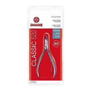 Alicate de Cutícula Profissional Afiado 522 Classic Mundial