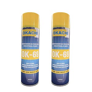Kit 2 Spray Removedor Tira Manchas Facil Okachi OK-69