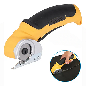 Cortador Disco a Bateria 2" De Tecido e Papel Com Maleta