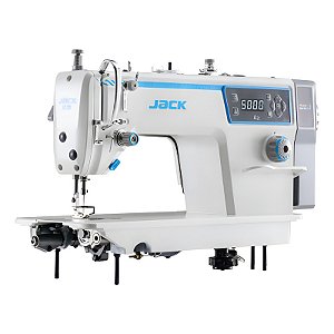 Máquina De Costura Reta A2c Corte De Linha Branco + Mesa Para Reta Eletrônica A4/a2c