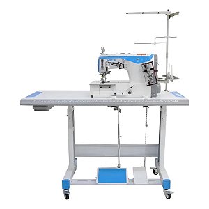 Máquina Costura Galoneira Direct Drive Jack Jk-w4-d + Mesa Para Galoneira W4