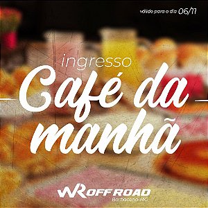 Ficha Café da manhã - 06 de novembro