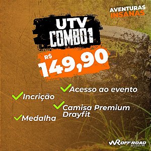 COMBO 1 - UTV - INSCRIÇÃO+CAMISA