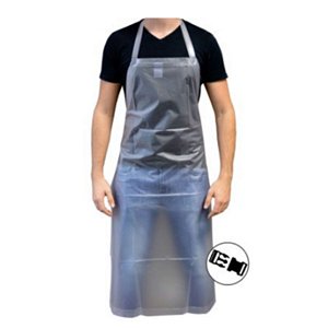 Avental Plastseg de Vinil 1,20 X 0,70 Transparente com Fivela CA30118
