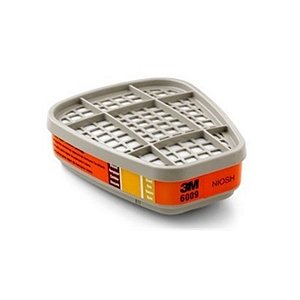 Filtro Cartucho 3M 6009 Mercurio Cloro Enxofre Para Uso Com Série 6000 Par