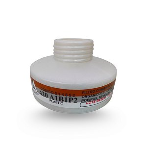Filtro AirSafety para Máscara AirSan A1B1P2 Vapores Organicos Gases Ácidos e Poeiras P2