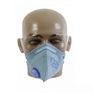 Máscara Descartável AirSafety MaskFace PFF-2 Válvulada Plus VO Vapores Orgânicos CA38953